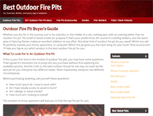 Tablet Screenshot of bestoutdoorfirepits.com